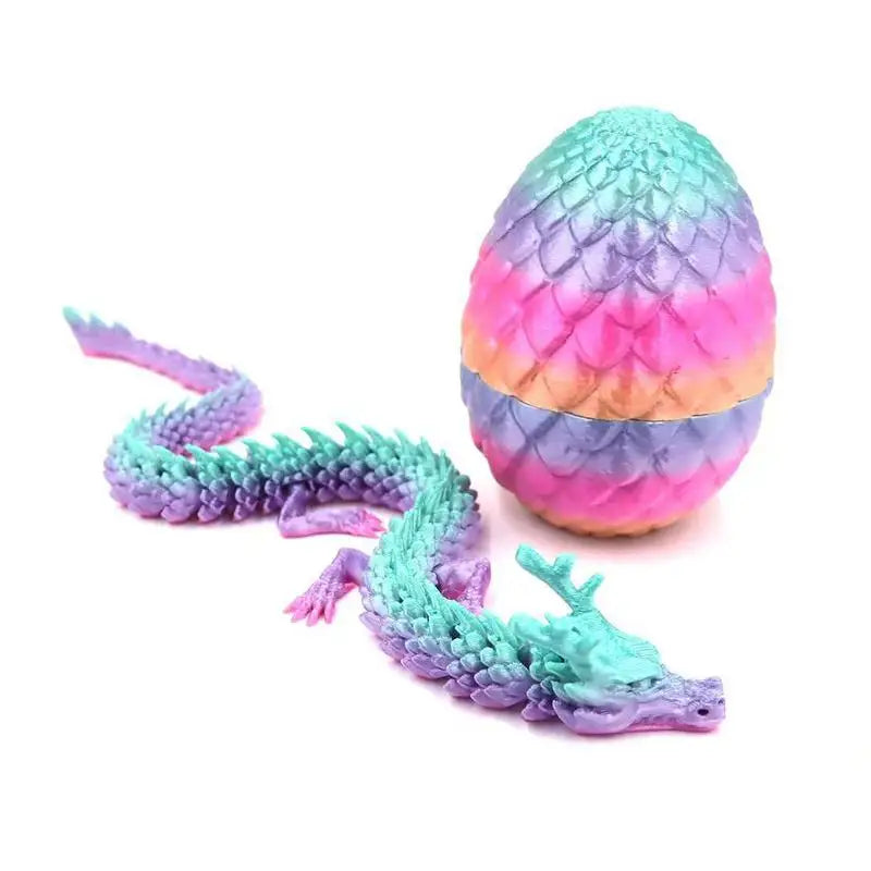 3D Printed Dragon Egg Articulated Model Home Decor Items Room Qme StyleF