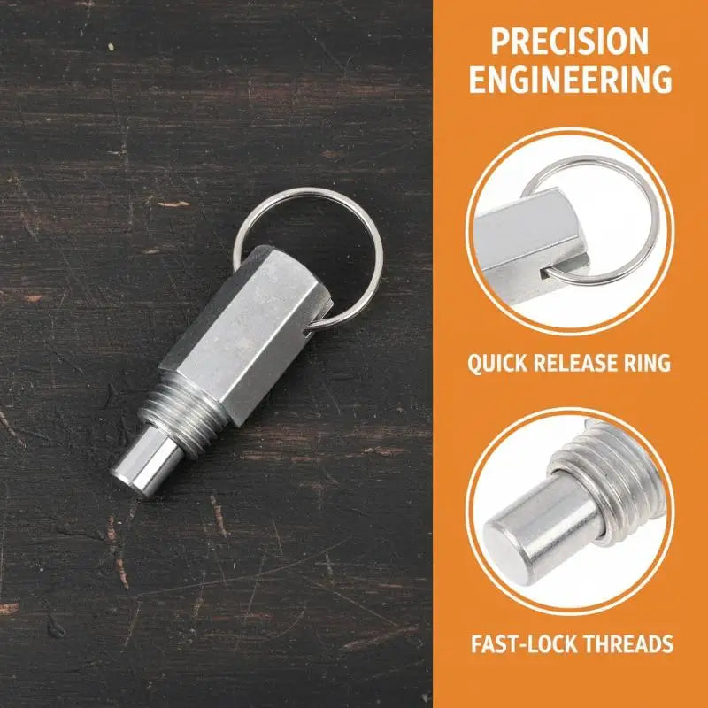 1pcSpring Pull Buckle Positioning Bolt Limit Pin Lift Ring Stage Qme