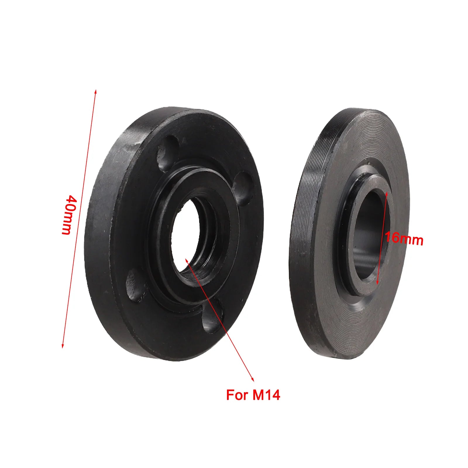 2 Pcs Press Plate For 125 Type Angle Grinder To 100 Type Inner Outer Flange Nut Set Press Plate Angle Grinder Pressure Plate Qme