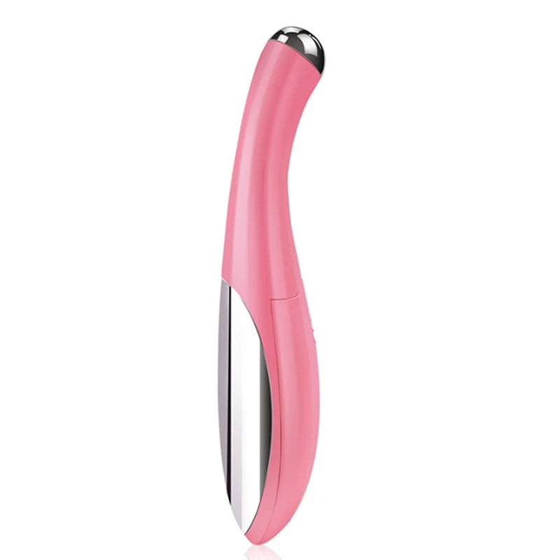 Portable Electric Eye Massage Pen Small Beauty Facial Care Dry Qme Pink