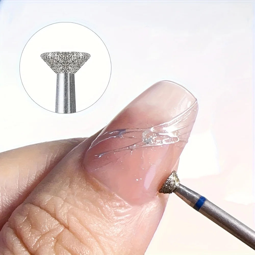 1pc One Nail Drill Bit, Head for Grinding Nails, Tool for Cleaning Methyl Methacrylate Nails, Odorless Nail Oil Removal Brush Qme