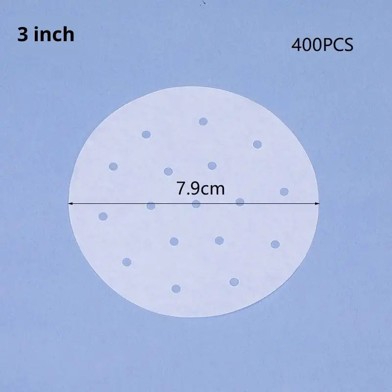 100 Disposable Steaming Paper Baking Silicone Oil Non-stick Steam Qme S 400PCS