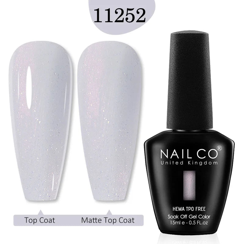 NAILCO Glitter Reflective Series Gel Nail Polish Nails Art Semi