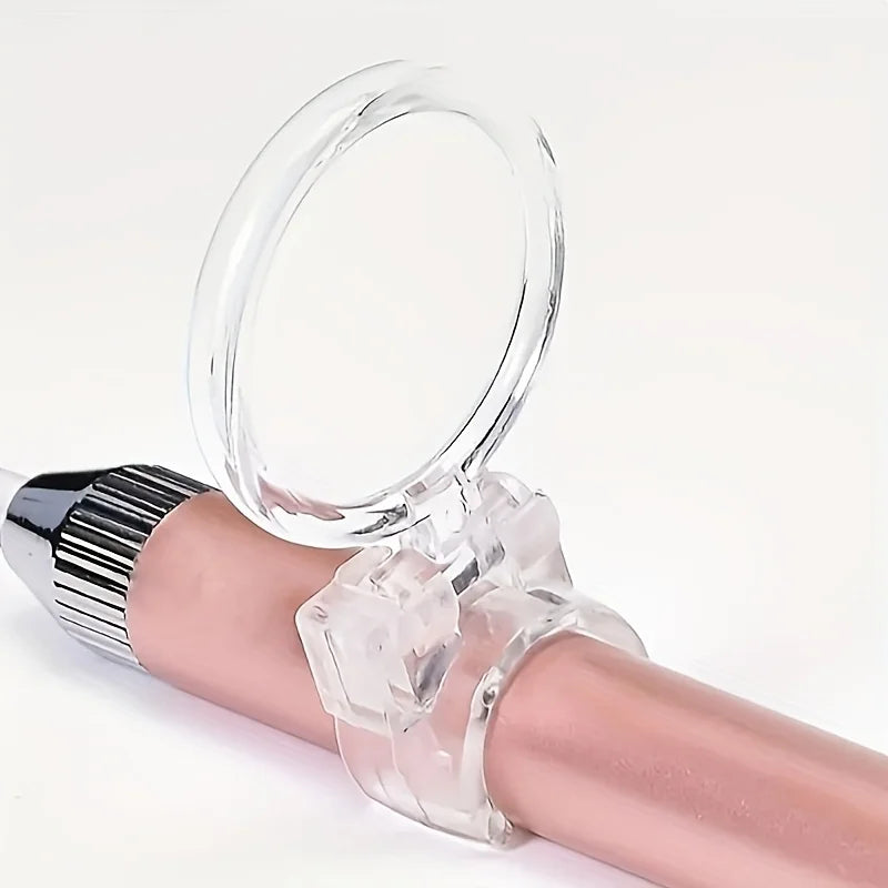 6pcs White Plastic Pen-Style Magnifying Glass Set, Embroidery Laser Magnifier, Painting Magnifier Qme
