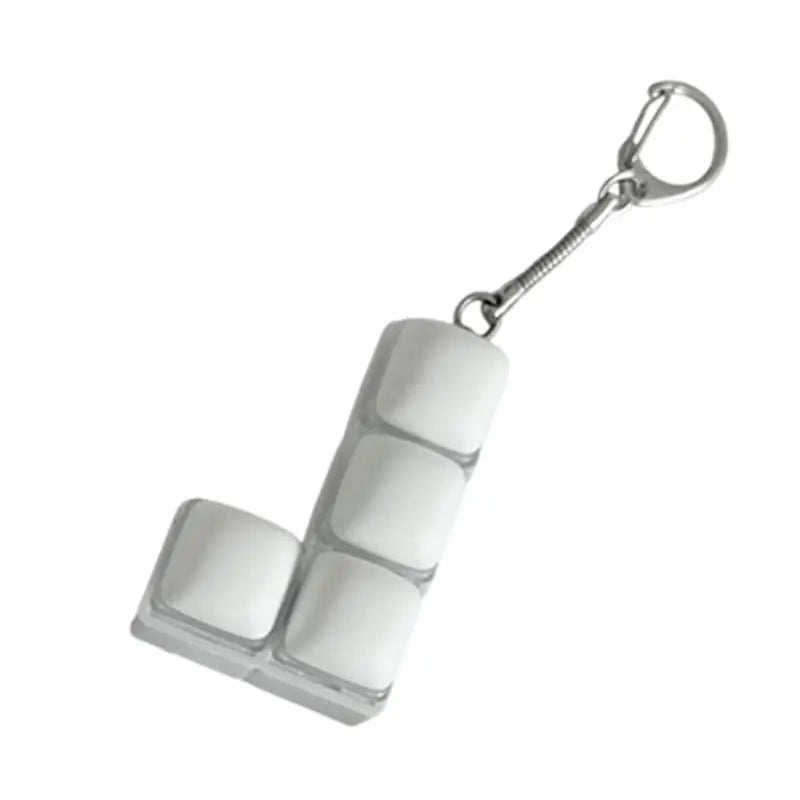 Bread Design Fidget Keychain Key Button Keycap Finger Keyboard Cap Qme No lights F