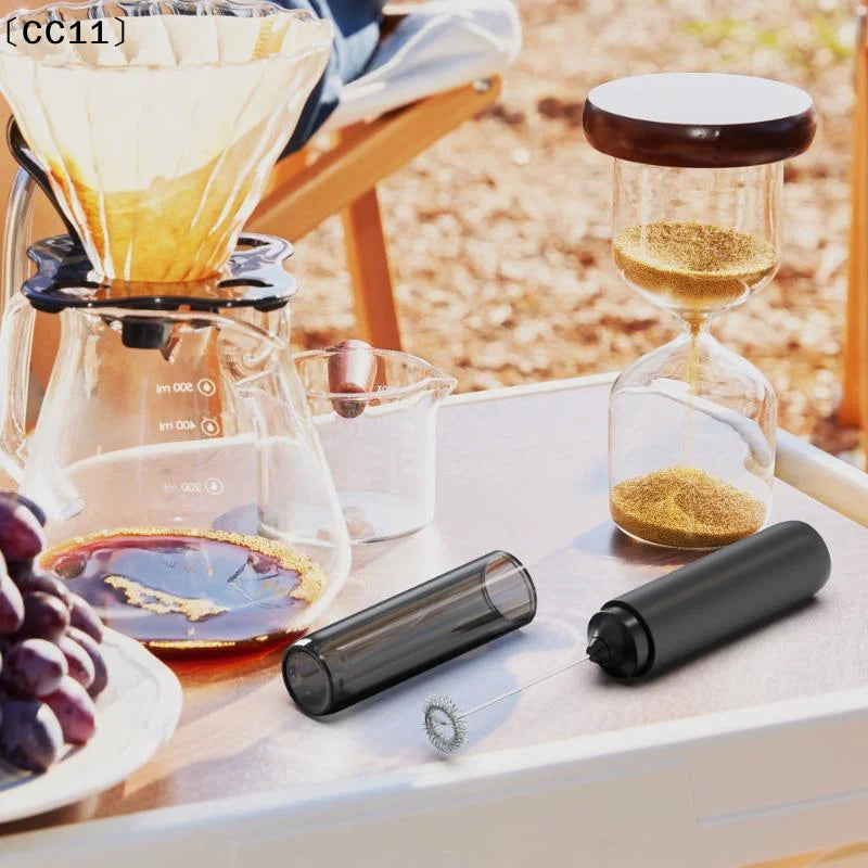 Rechargeable Electric Milk Frother C Charging Storage Lid Perfect Qme