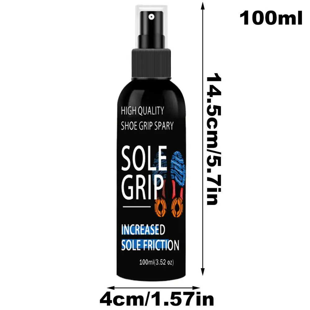 Basketball Shoe Grip Spray - Improve Sole Traction & Court Grip - Rejuvenate & Elongate Sneaker Life - for Various Shoes,100ml Qme 100ml