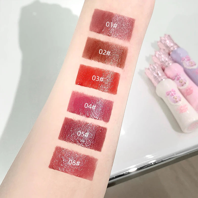 Gege Bear Silky Matte Velvet Lip Mud Moisturizing Non Drying Smooth Qme