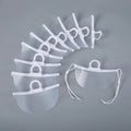20PCS Clear Plastic Catering Mask Hotel Beauty Chef Waiter Mask Reusable Visible Splash Proof Mask Qme 5pcs