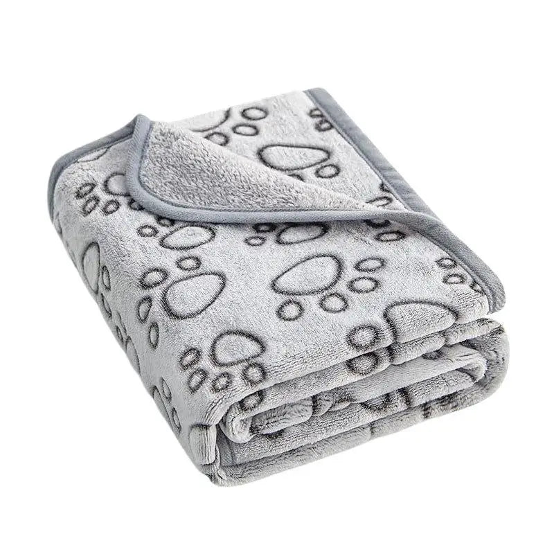Ultra Soft Fluffy High Quality Pet Blanket Cute Cartoon Pattern Pet Mat Warm And Comfortable Blanket For Cat Dogs Cat Bath Towel Qme