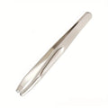 Premium Round Head Tweezers Eyebrow Facial Hair Removal Seamless Qme Gold
