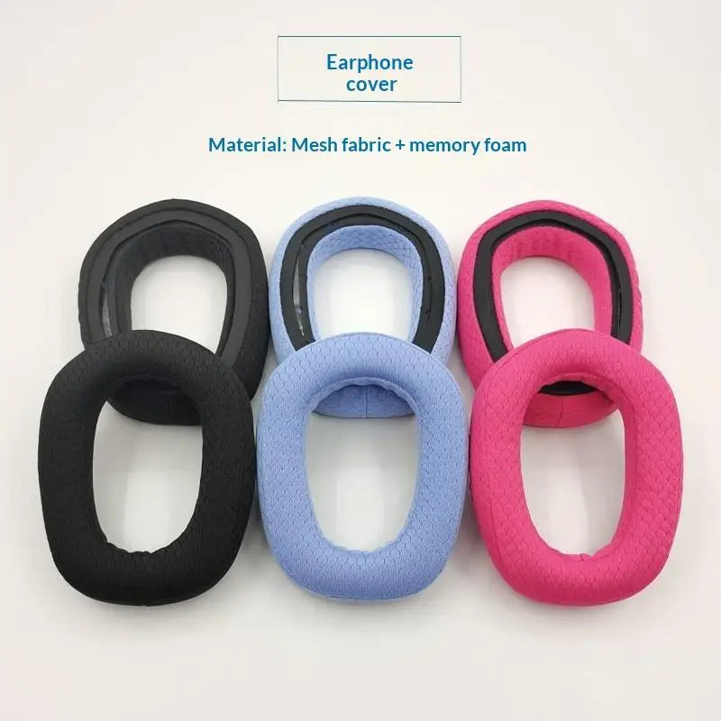 Mesh Headphone Pads G435 G335 Replacement Earmuff Cushions Qme