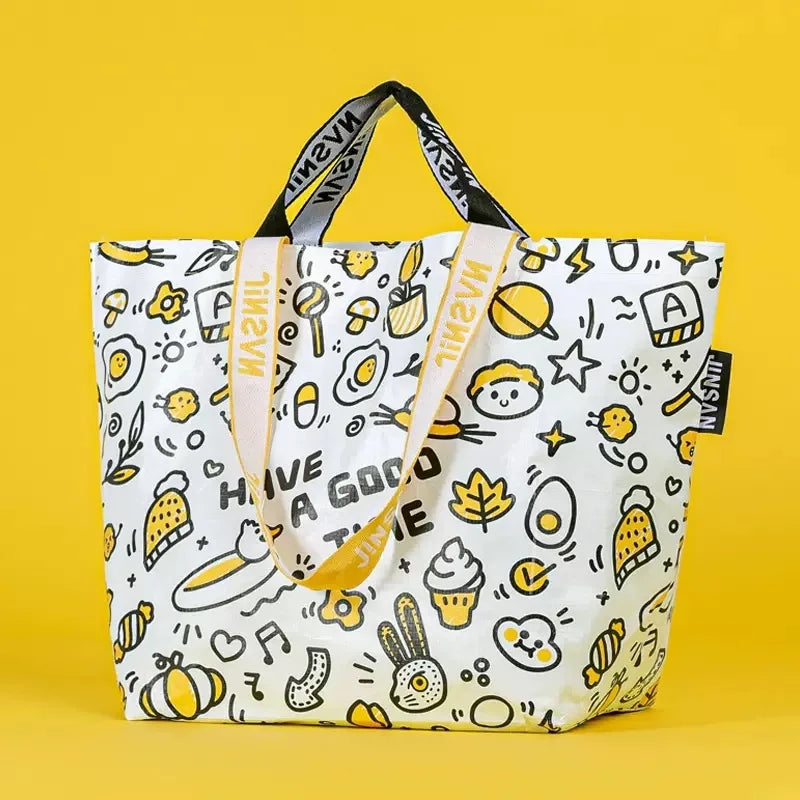 1pc Large Capacity Creative Shopping Shoulder Bag For Shopping Party And Kitchen Organizers And Storage Kitchen Accessories Qme