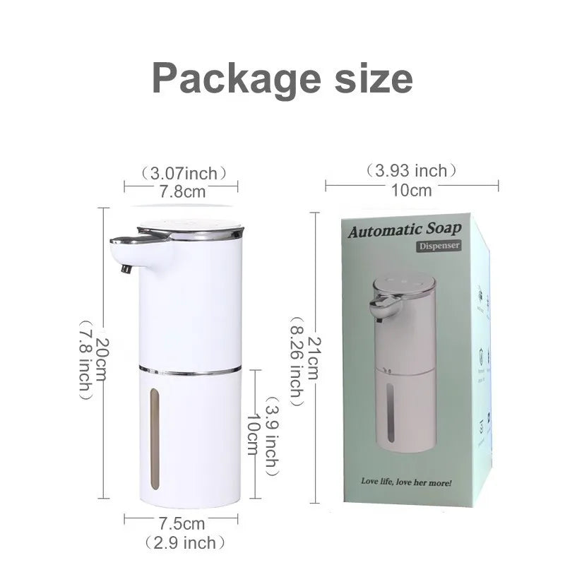 Automatic Foam Hand Sanitizer Dispenser Wall-mounted Sensor Soap Qme