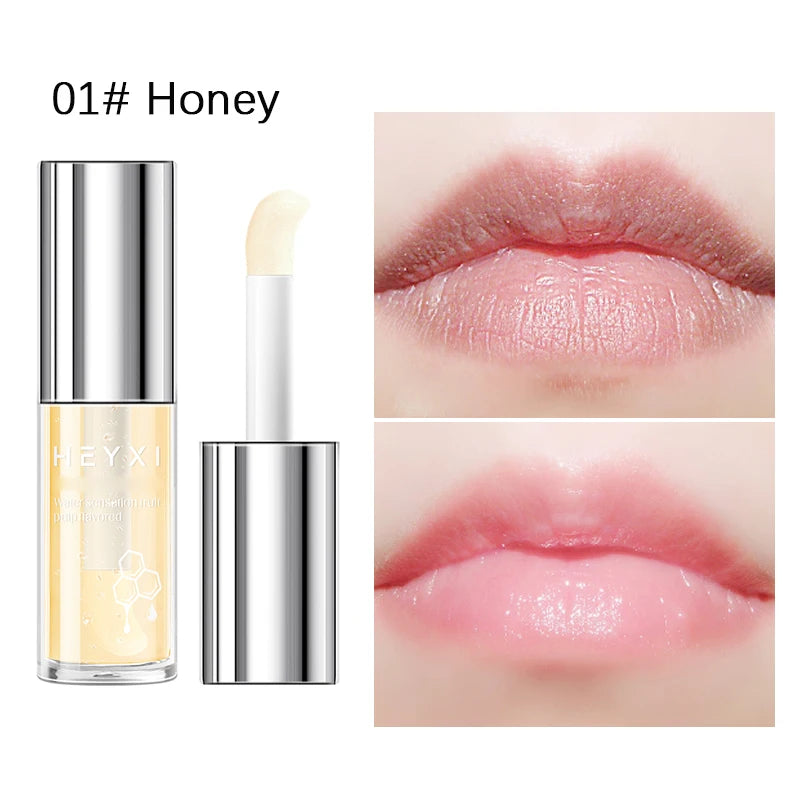 Water Sensitive Fruit Pulp Fragrant Lip Gloss Smooth Texture Ice Qme 01 Honey flavor 5g