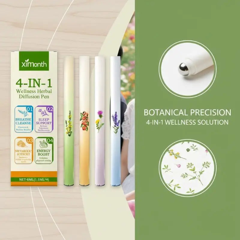 Multifunction Herbal Diffuser 1 Mullein Thyme Mint Guarana Bars Qme