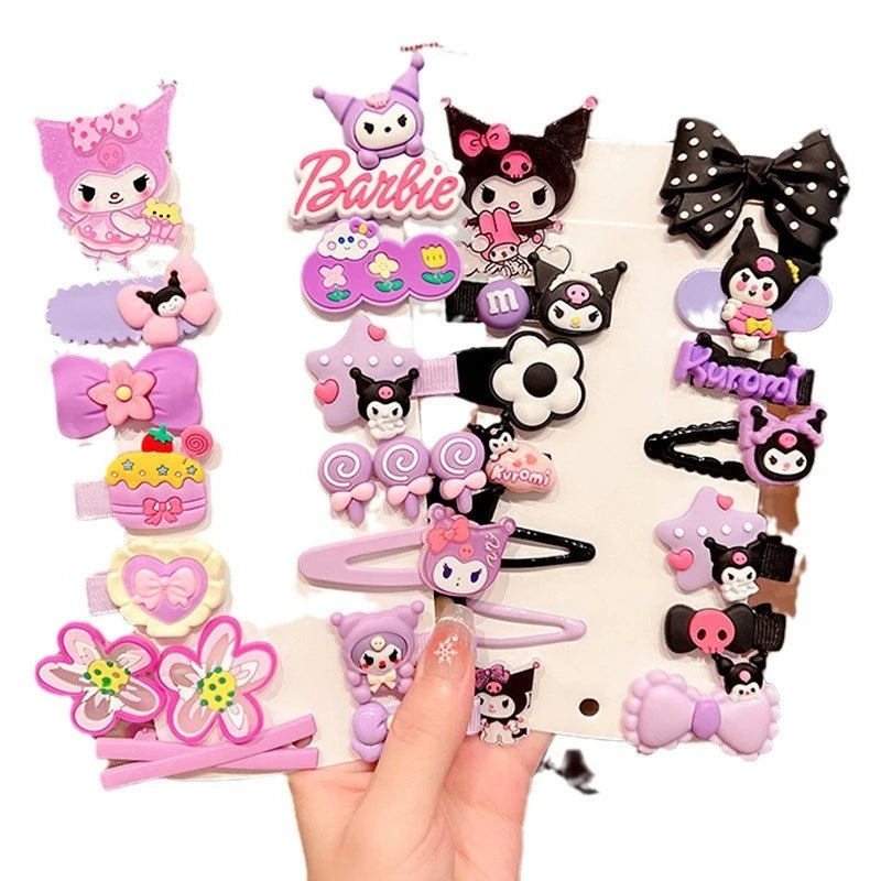 14-Piece Kuroomi Korean-style Hair Accessory Cute Gentle Qme