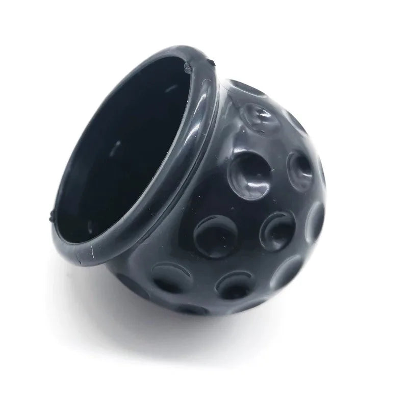 Brand New 50MM Tow Bar Ball Cover Cap Trailer Ball Cover Tow Bar Cap Universal Hitch Trailer Towball Protect Car Accessories Qme black