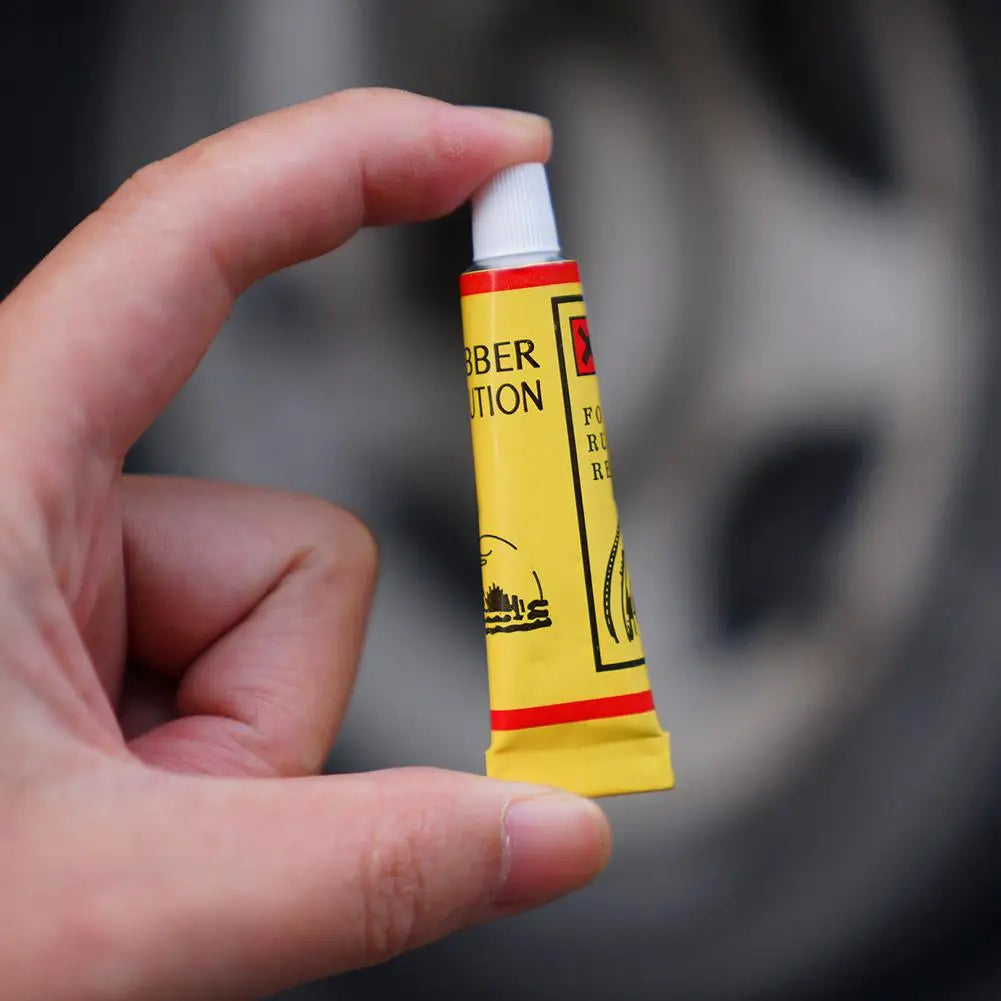5PCS Car Tire Repairing Glue Motorcycle Bicycle Tyre Inner Tube Puncture Repair Tools Bike Trye Tire Patching Repair Glues Qme