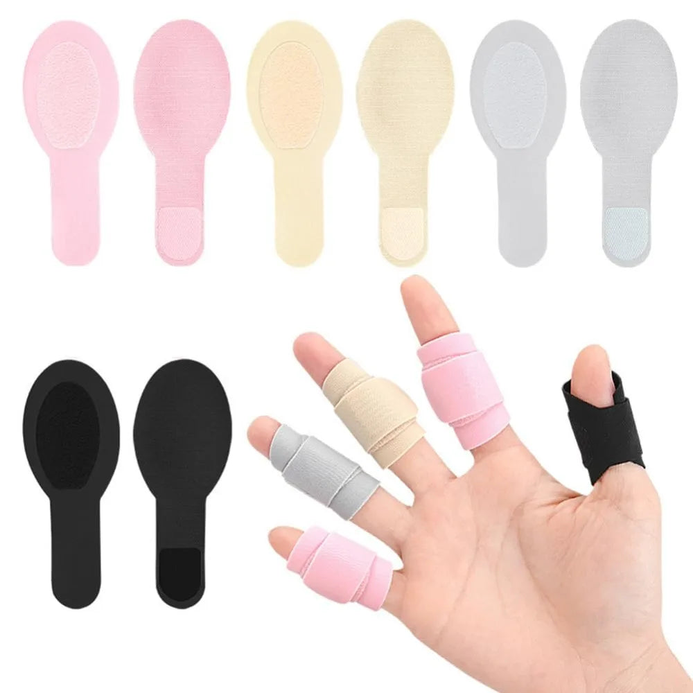 Adjustable Finger Splint Brace, Hook & Loop Finger Support For Injury & Arthritis Qme