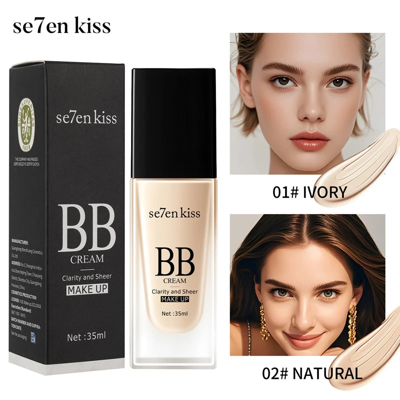 Lightweight Moisturizing Liquid Foundation Durable Waterproof Qme