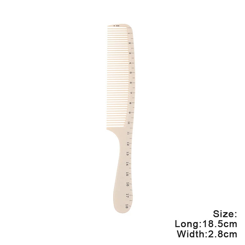Professional Barber Comb Precision Plastic Integrated Laser Scale Qme A8