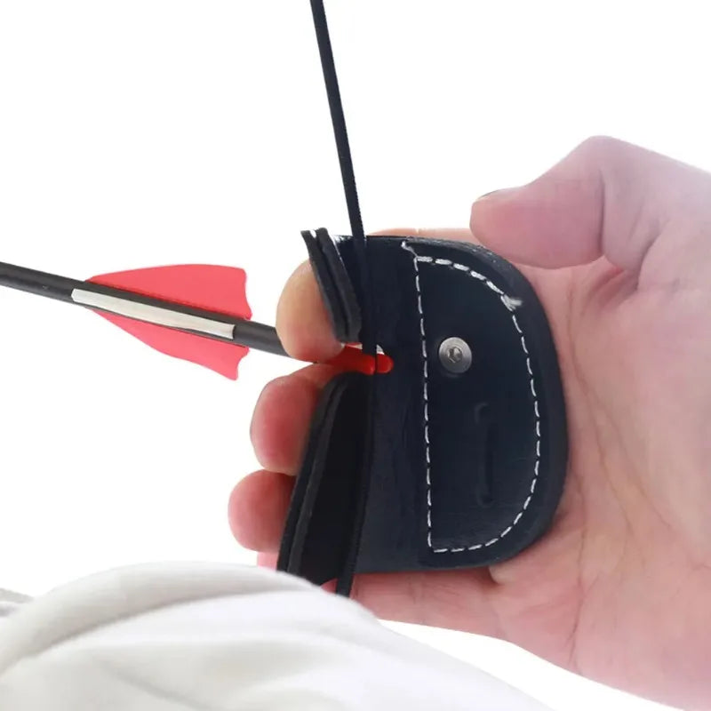 3pcs Archery Finger Guard Recurve Bow Mediterranean Style Single Double Layer 3-Finger Protector Shooting Sports Fitness Gear Qme