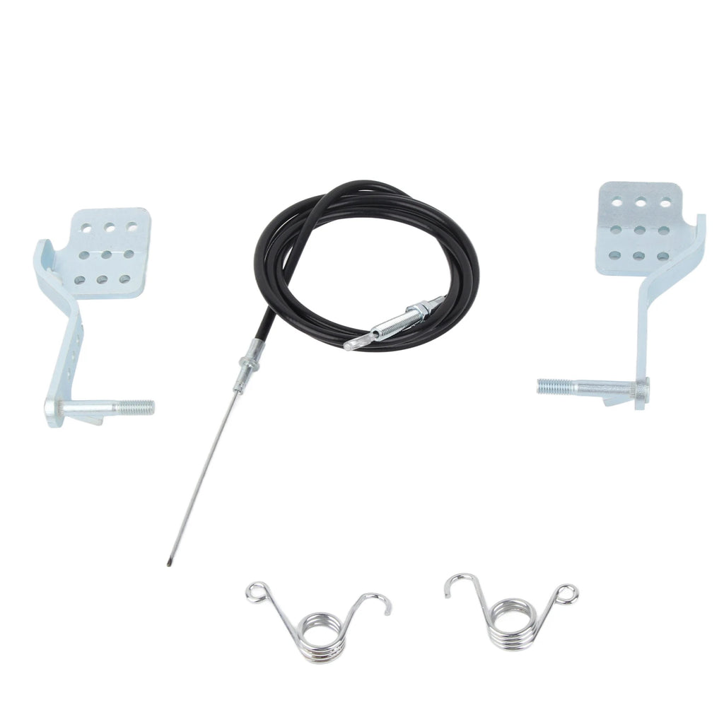 Go Kart Pedals Kit Anti Slip Lightweight Brake Throttle Pedals Return Springs 1 Pair for 196cc 6.5hp Road Rocket Qme as pic