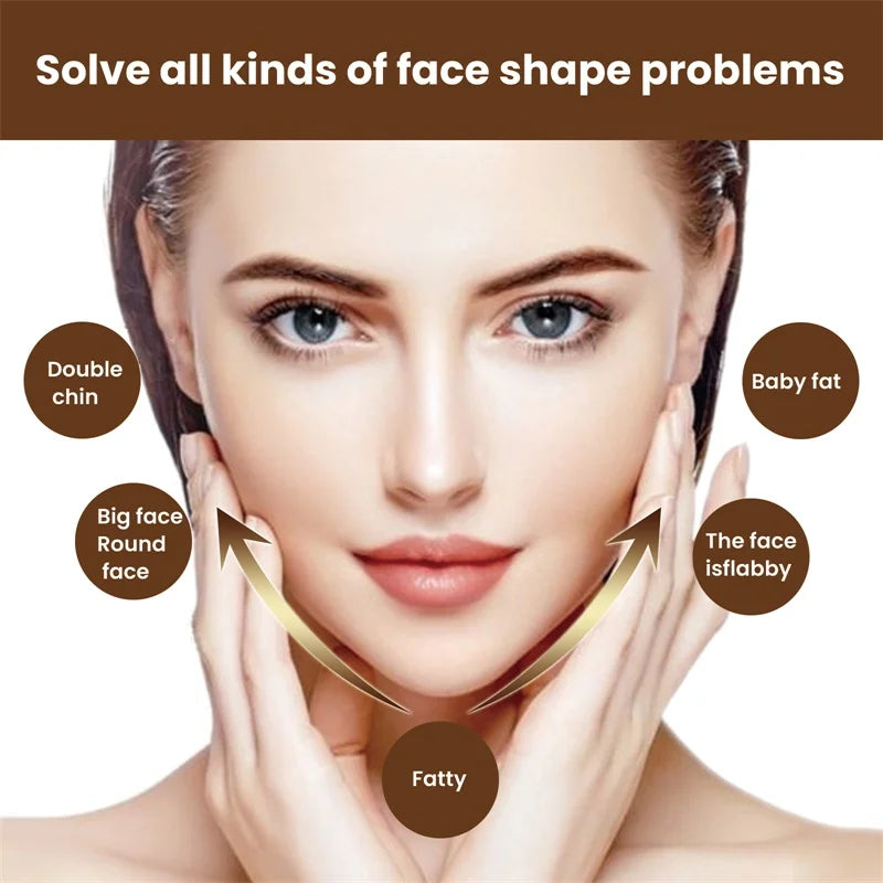 V-Shape Firming Face-lift Slimming Mask Removal Masseter Muscle Double Chin Face Fat Burning Anti-aging Beauty Products New Qme