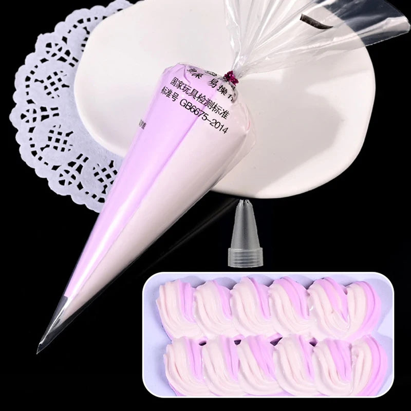 100g Two Color Whipped Cream Glue Diy Phone Case Materials Fake Cream Clay Glue with Nozzle Jewelry Making Qme style 9