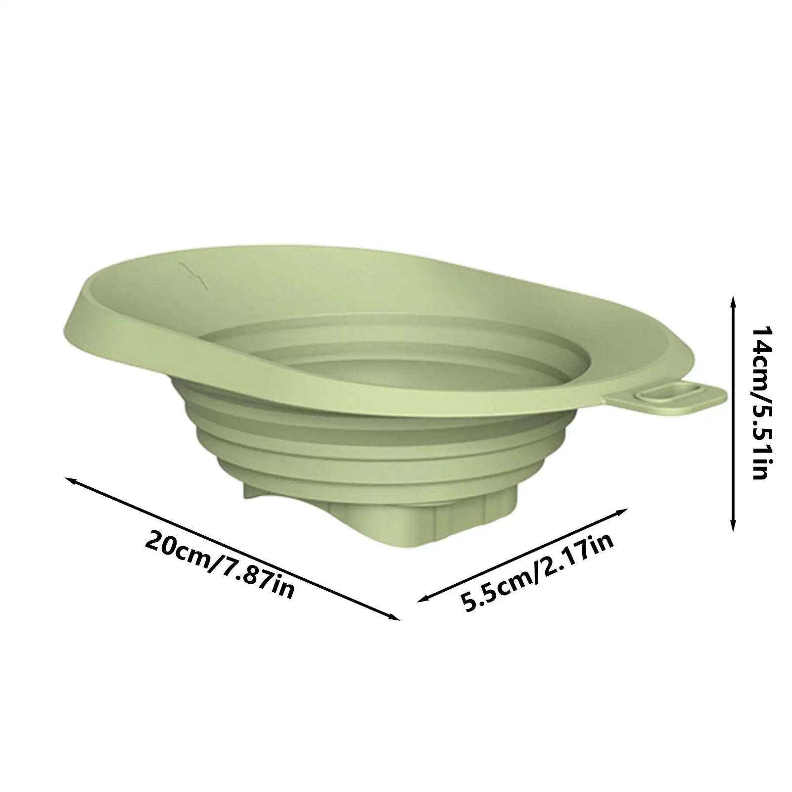 Silicone Funnel Splash Proof Heavy Duty Wide Mouth Funnel Baking Accessories For Ice Cream Juice Canning Bottle Baking Cooking Qme