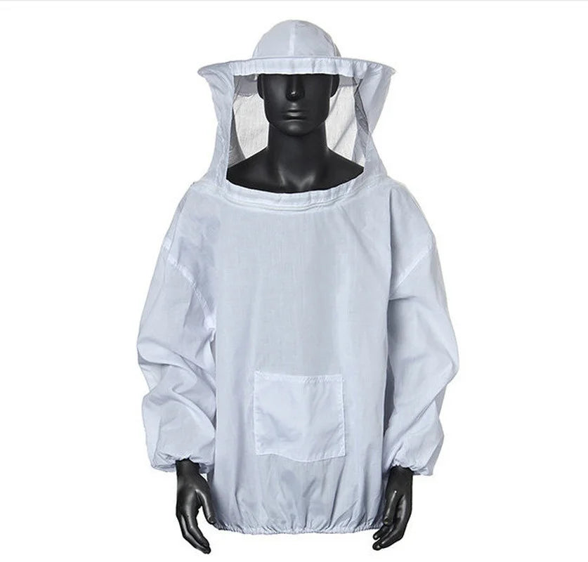 Protective Beekeeping Jacket Veil Smock Equipment Hat Sleeve Qme Default Title
