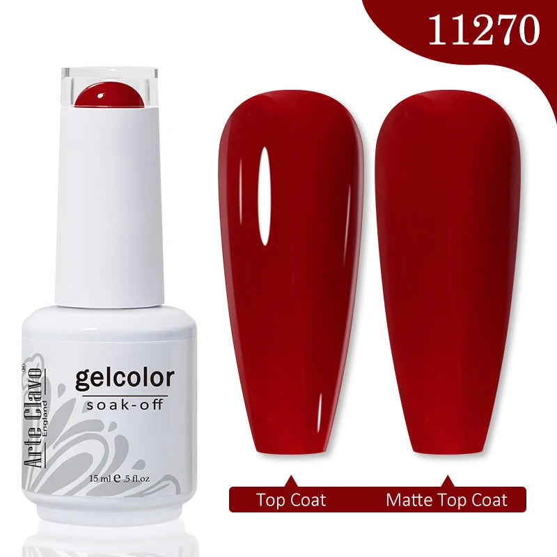 Arte Clavo Gel Nail Polishes Pink Nude Hybrid Lak Manicure