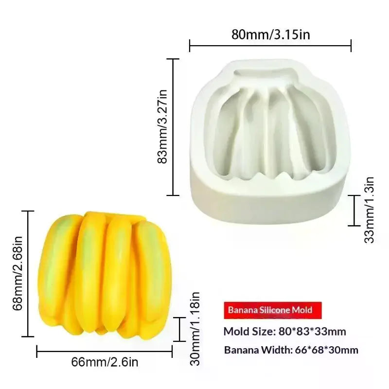 3D Fruit Shaped Silicone Molds With Food Grade Material And Easy Demold Perfect For Candle Making Soap Making Baking DIY Crafts Qme