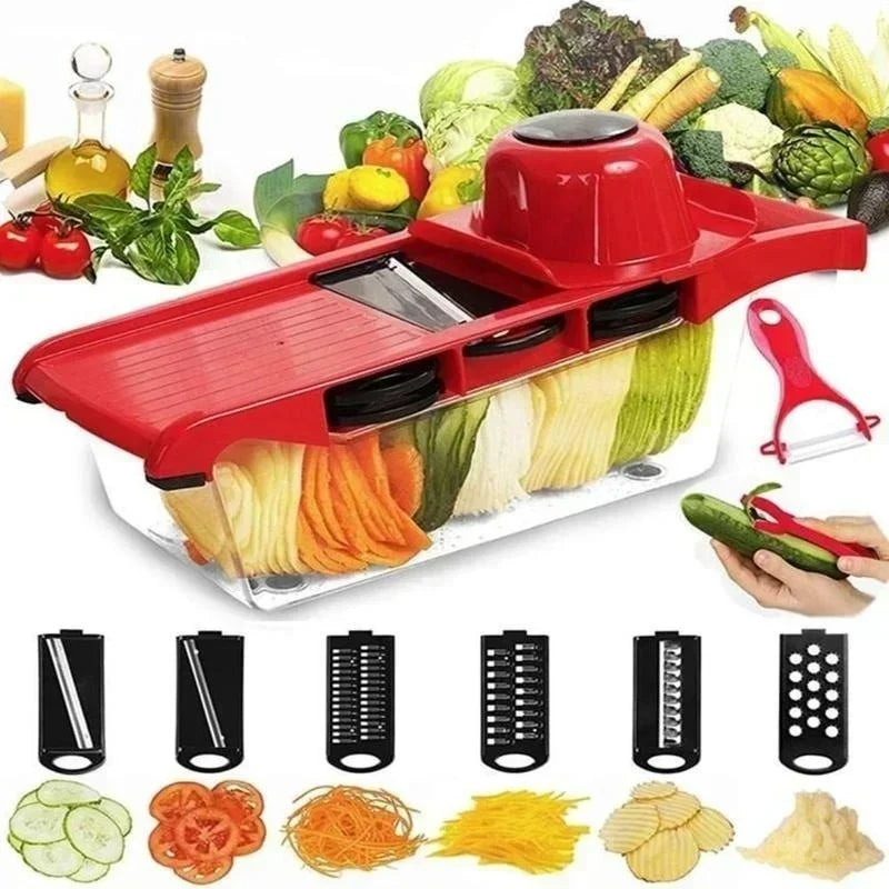 Multifu Vegetable Slicer Portable Fruit Slicing Shredding Machine Qme
