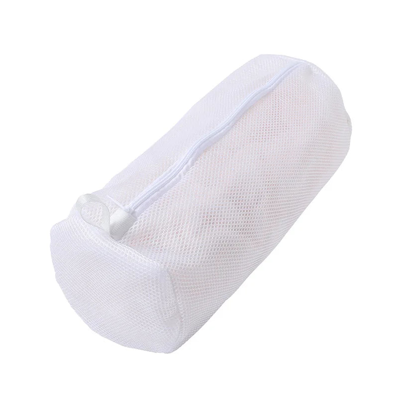 Anti-deformation Shoe Washing Mesh Bag Machine Protector Laundry Lazy Qme white M
