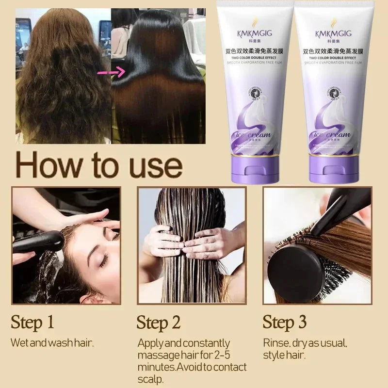 200g Magical Hair Mask Collagen Keratin 5 Seconds Repair Damaged Frizzy Hair Smooth Deep Moisturize Nourishing Hair Care Product Qme