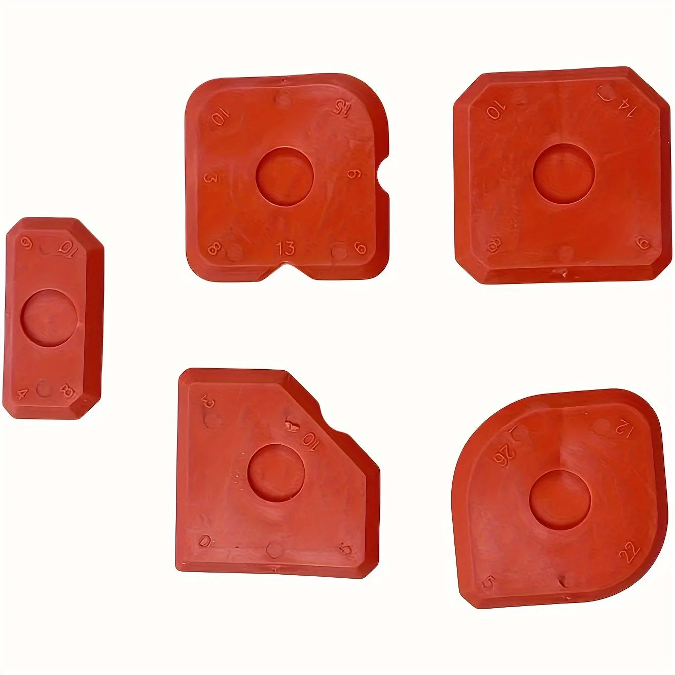 5pcs Scraper Tool Kit Grouting Set Smoothing Trowel Grout Remover Silicone Joint Filler Smoothing Spatula for Sealant Cleaning Qme