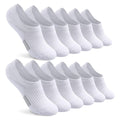 6Pairs Men's Gym Socks High Quality Comfortable Soft Ground-Gripping All Seasons Sweat Absorbing Breathable Casual Socks Qme 6pcs White One Size