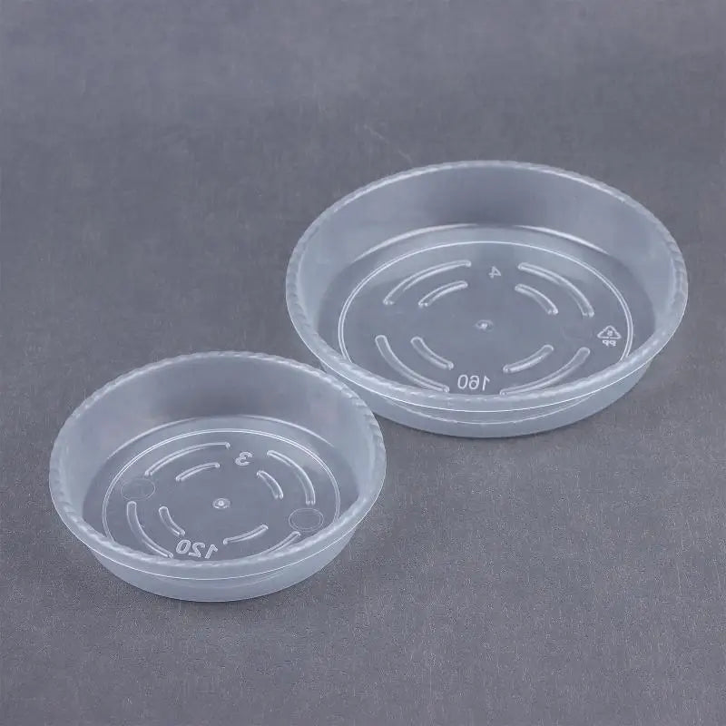 Desktop Plant Saucer Plastic Trash Storage Flower Pot Base Home Round Qme