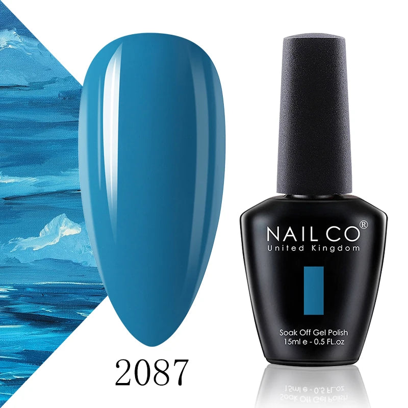 NAILCO 131 Colors Nail Gel Polish Off LED Semi Permanant Art Hybrid