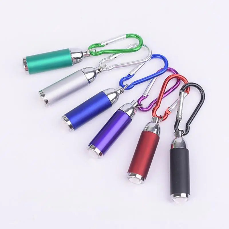 Multi-function Keychain Lamp LED Mini Flashlight Telescopic Strong Qme