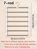 Multi-layer Pants Hanger Clothing Forms Space-saving Non-slip Qme Seven strokes