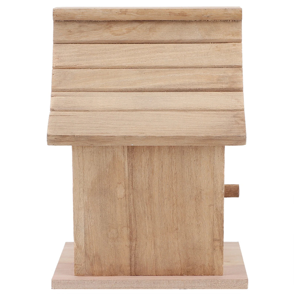 Bird Breeding Box Bird Supplies Wood Bird House Breeding Box Hanging Bird House Pet Supplies for Parrots Budgerigar Small Birds Qme