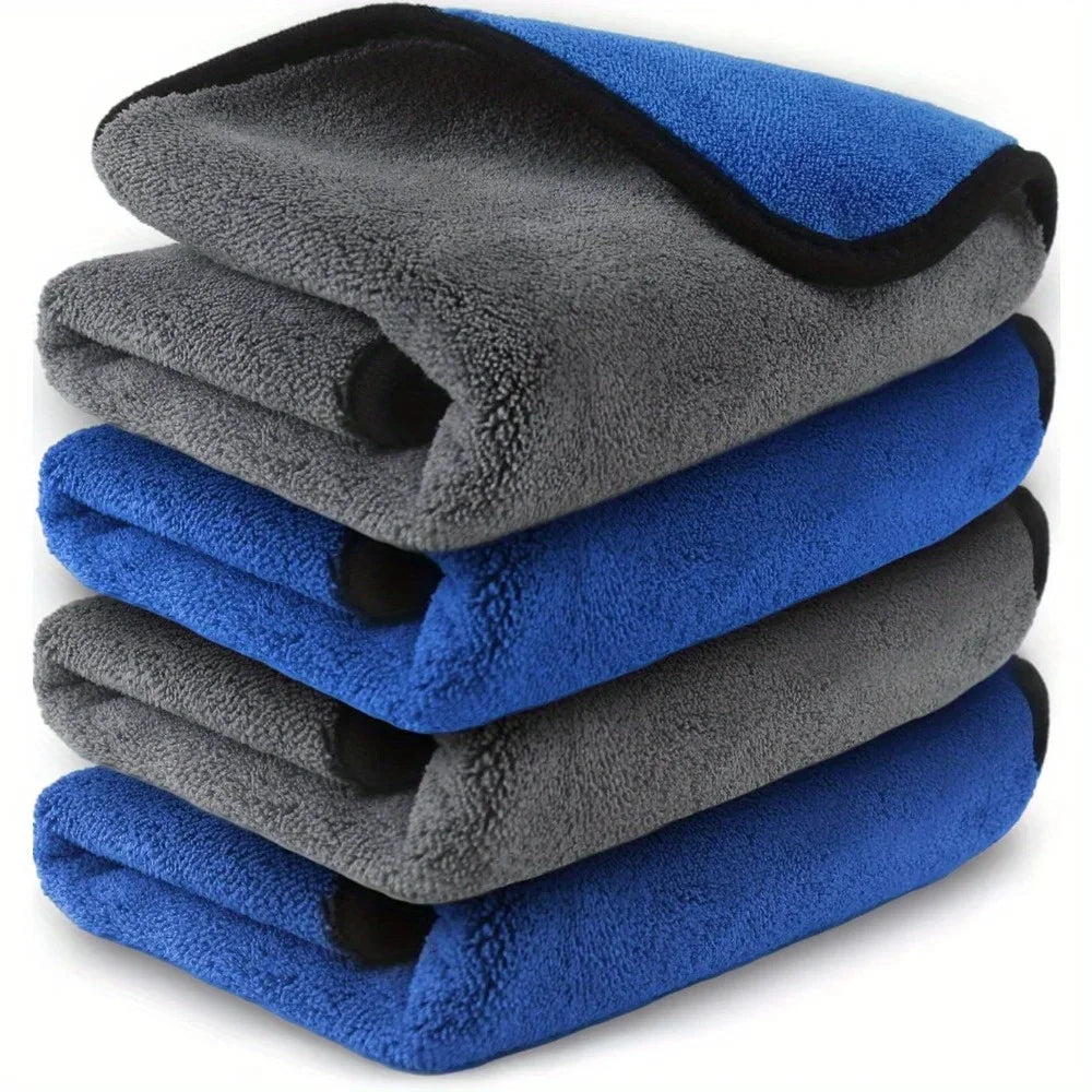 Ultra-Thick Towels Ideal for Washing, Drying, and Kitchen Cleaning - Perfect for Car Washes, Dishwashing, and General Use, Qme