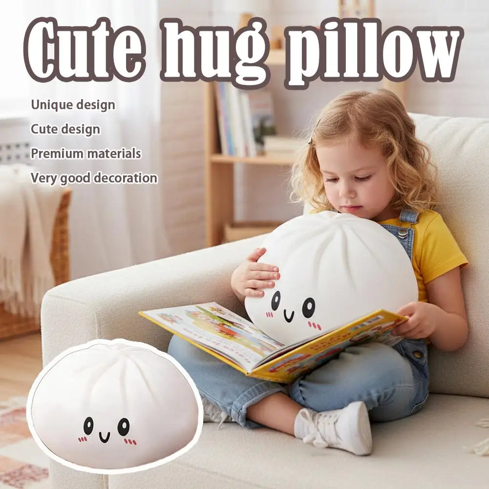 Giant Dumpling Squishy Soft Stuffed Hug Pillow Home Decoration Stress Qme