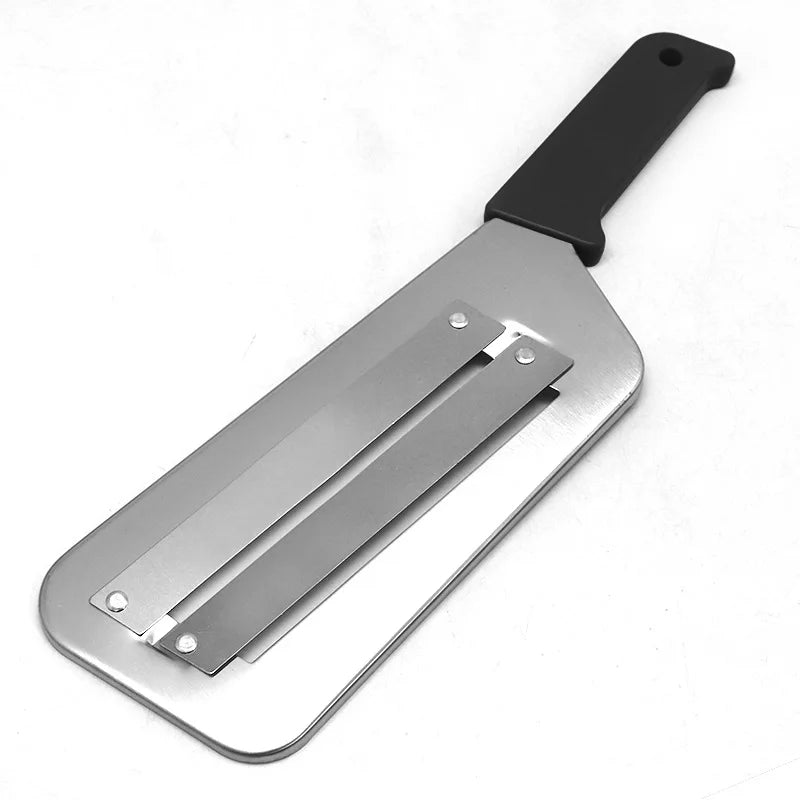 Home Kitchen Cabbage-Cutter Stainless Steel Vegetable Shredding Slicing Tool Practical for Salad and Daily Cooking Use Qme black-1pc