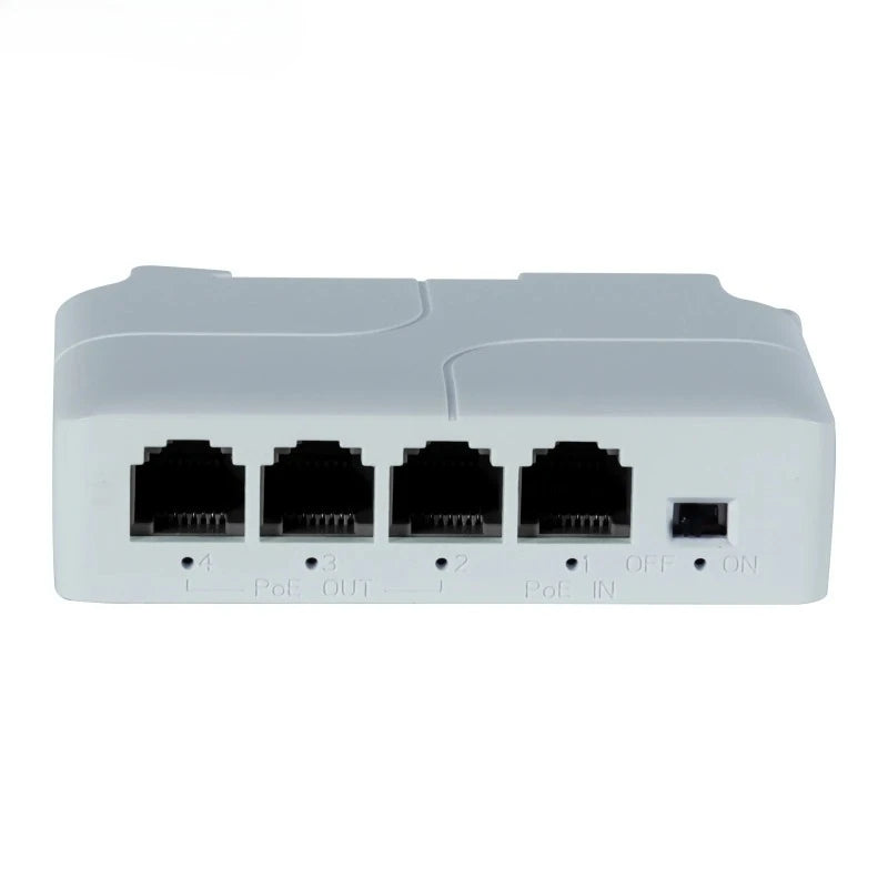 5pcs POE Extender Gigabit Waterproof PoE Repeater 1 to 2 3 4 Port Cascaded for Fast Ethernet Network Qme
