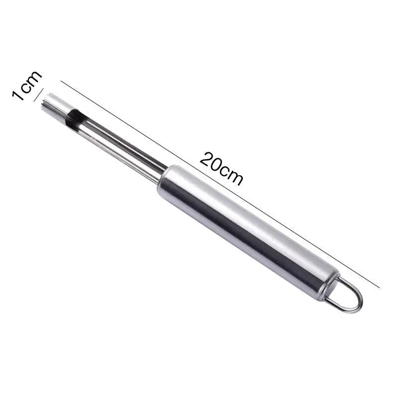 Stainless Steel Corer Fruit Seed Core Remover Pear Seeder Slicer Qme A2