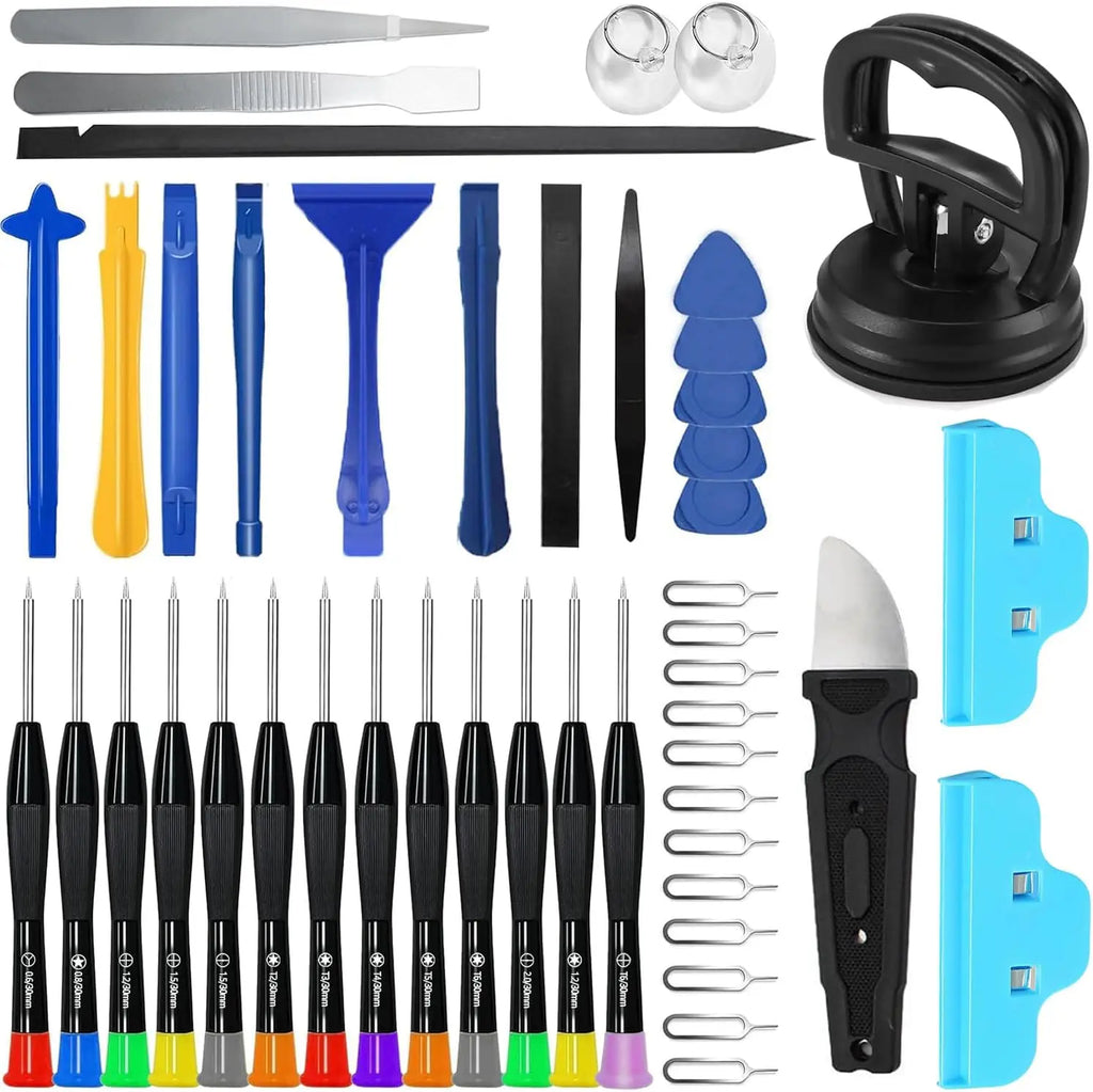 48 In1 Mobile Phone Repair Tool Set, Precision Screwdriver Mobile Phone Opening Repair Tool for Professional Electronics, Repair Qme Blue